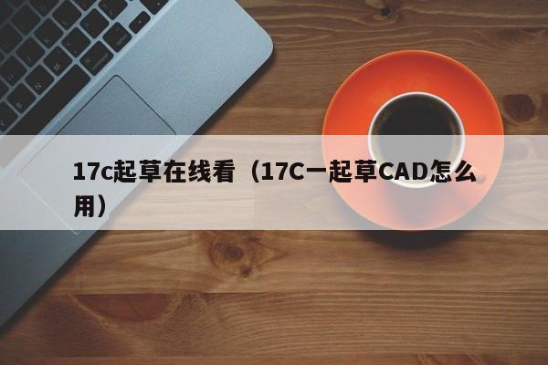 17c起草在线看（17C一起草CAD怎么用）