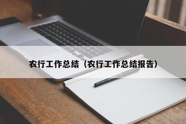 农行工作总结（农行工作总结报告）